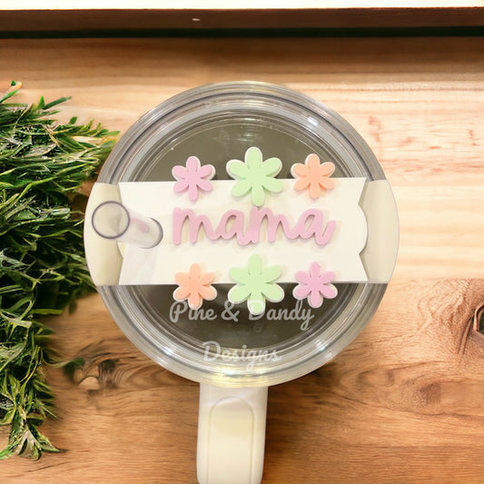 Spring Floral Name Plate