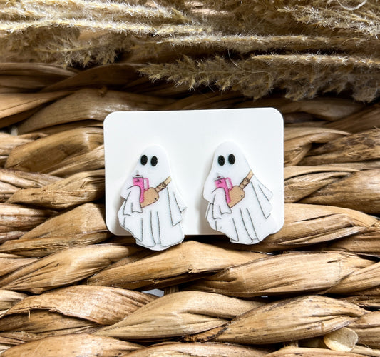 Boujee Ghost Studs