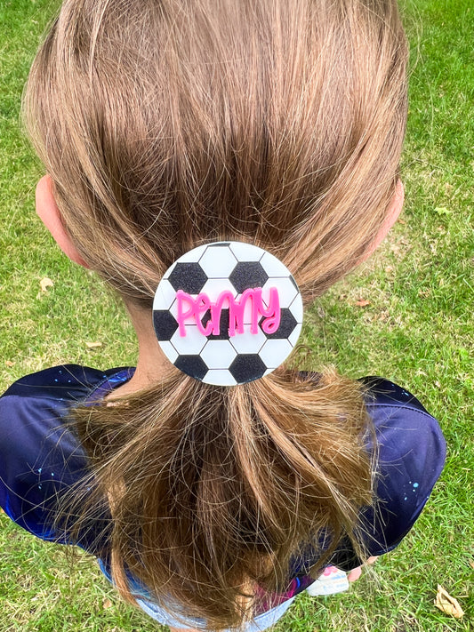 Soccer Hair clips