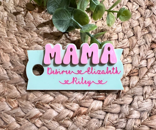 Mama Topper with Kids Names