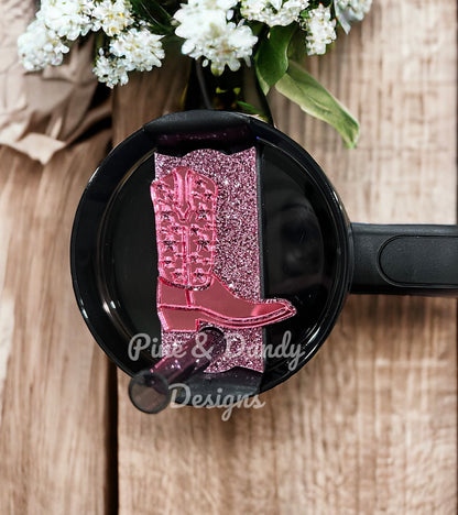 Cowgirl Boot Name Cup Name Plates