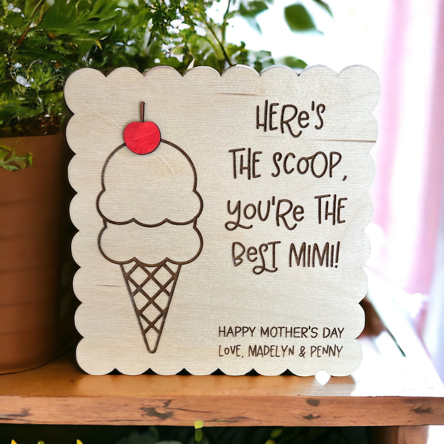 Here’s the scoop Mother’s Day sign