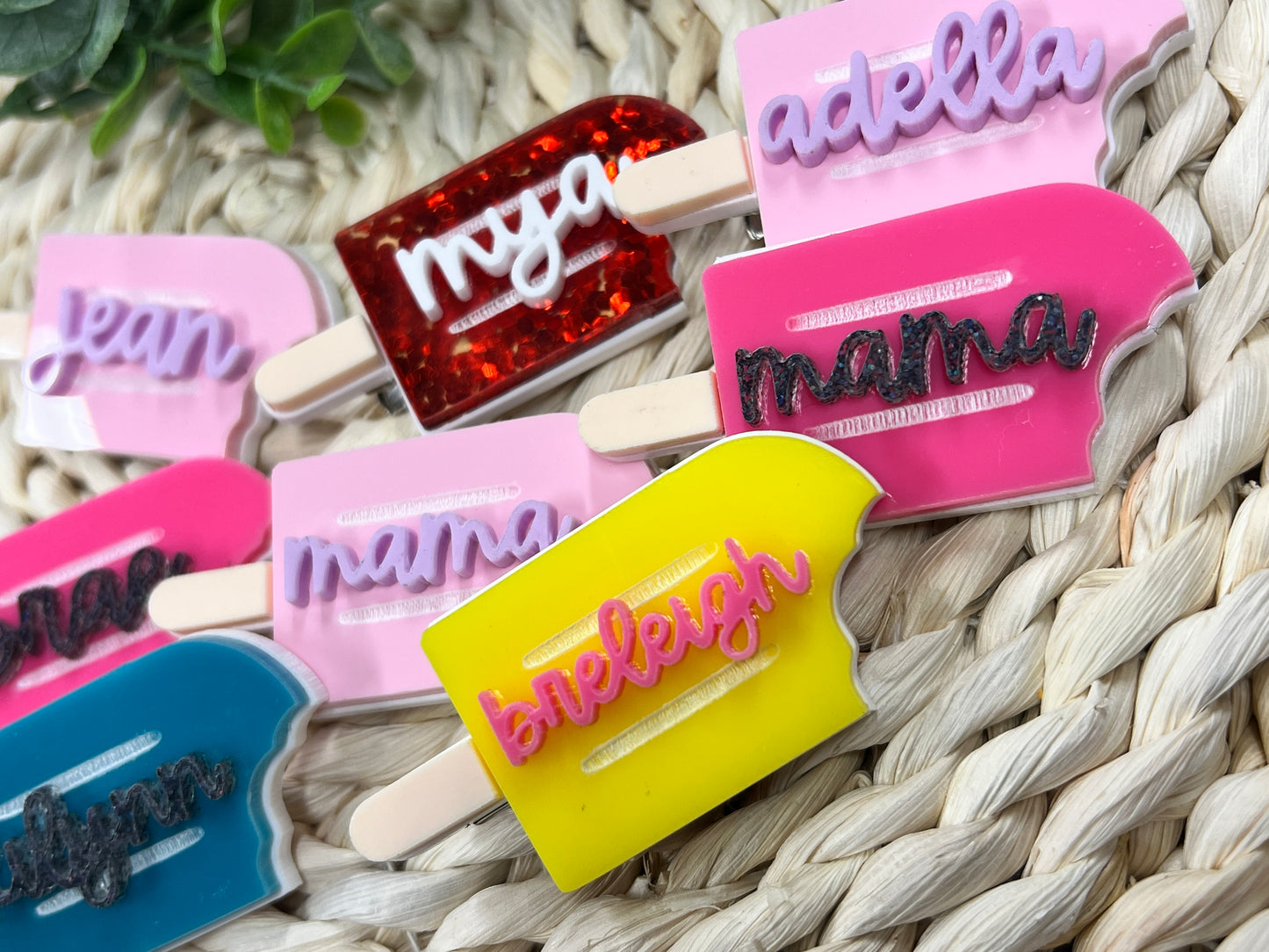 Ice Pop Hair clips