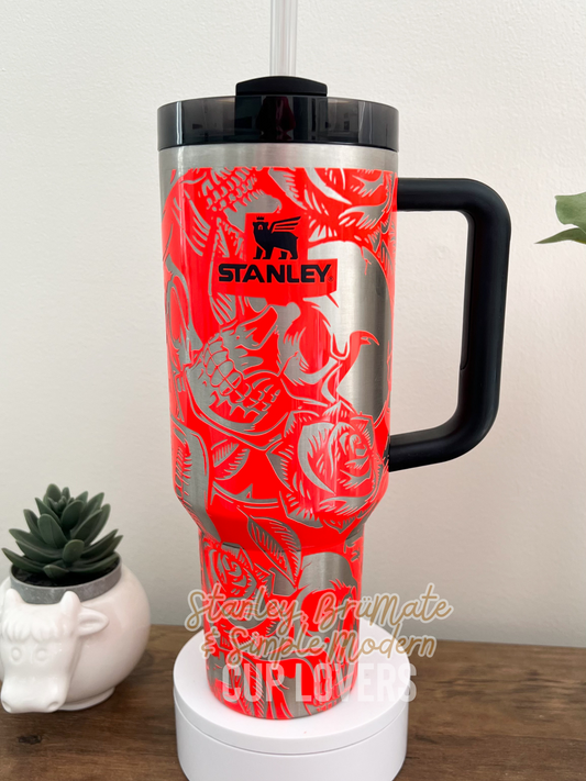 Skull Engraved Cup