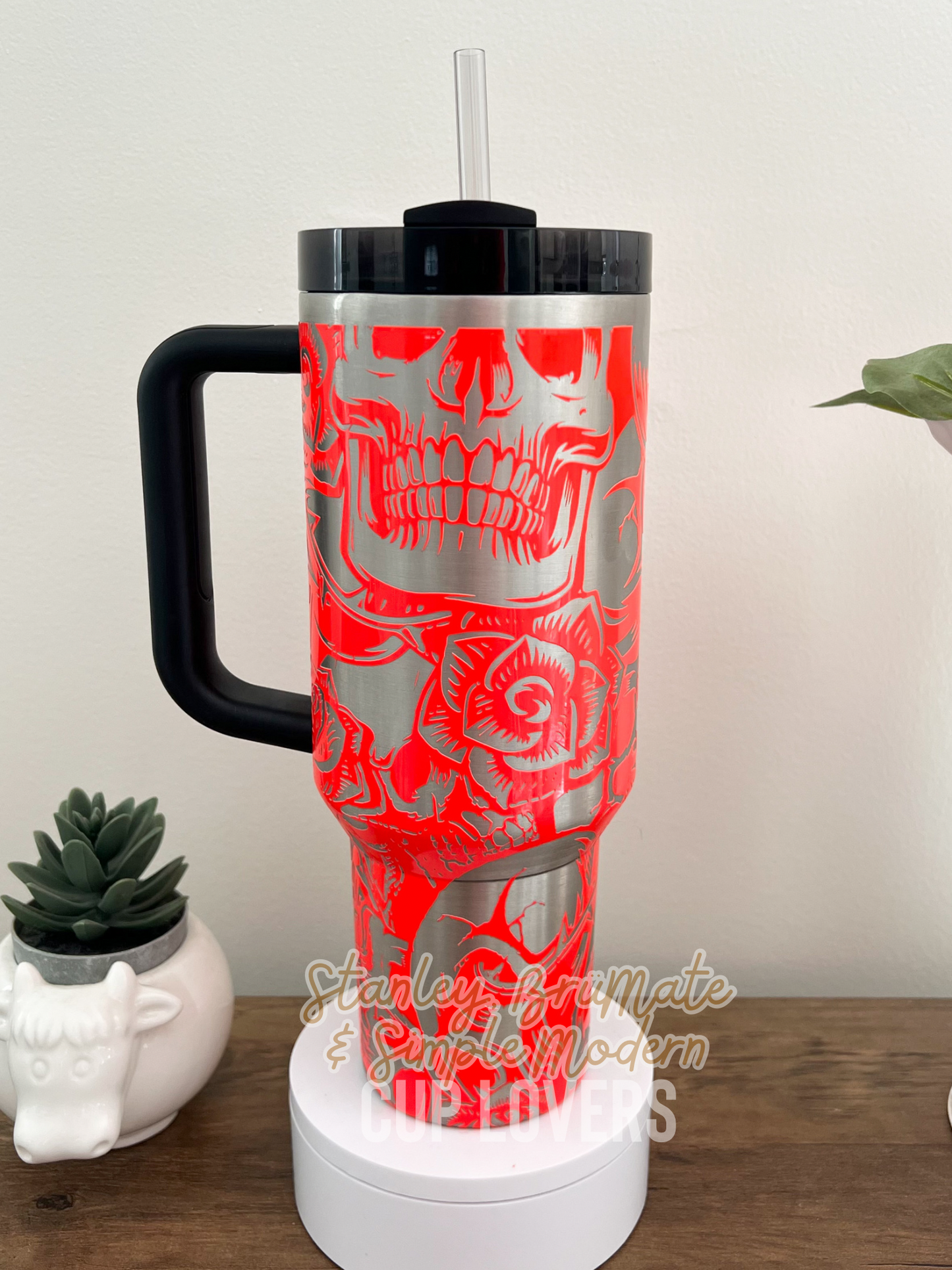 Skull Engraved Cup