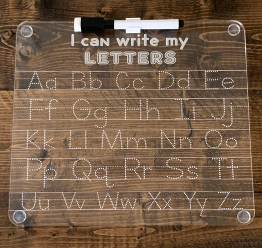 I can write my letters
