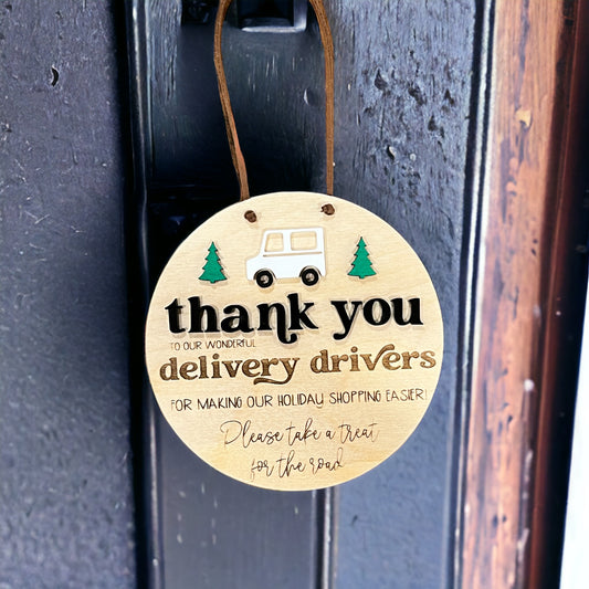 Delivery driver hanger