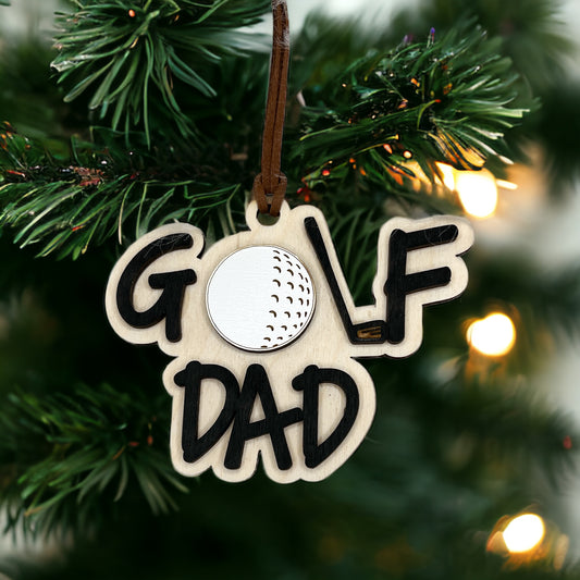 Golf Dad Ornament