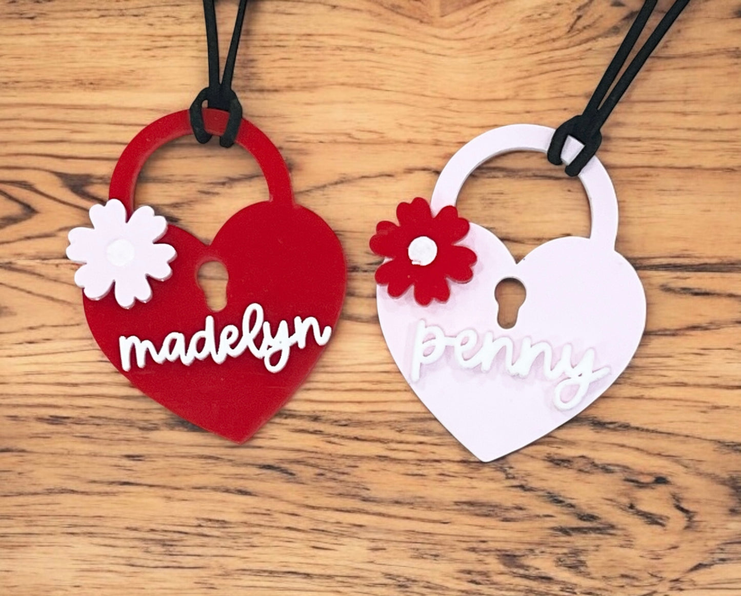 Locked Heart Bag Tags