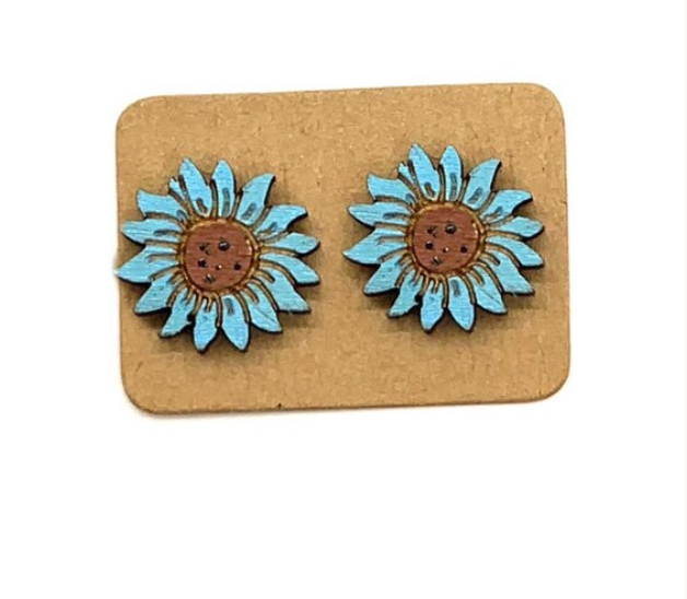 Sunflower studs