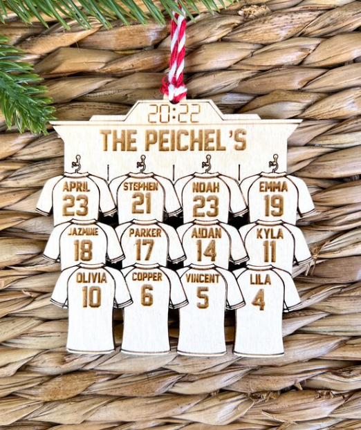 Football Team Ornament