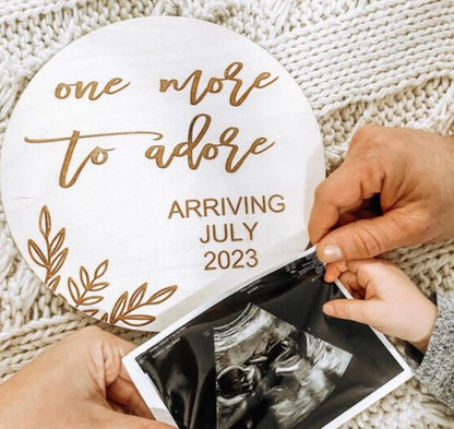 One more to adore Pregnancy Announcement