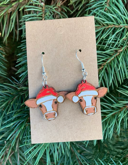 Santa Cow Dangles