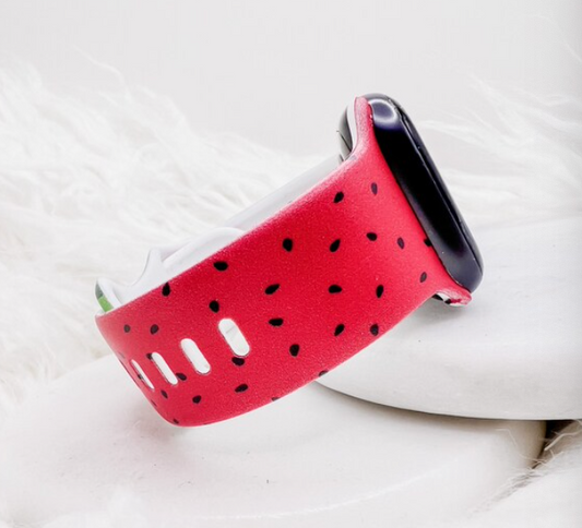 Watermelon Watch Band compatible with Apple Watch Fitbit Samsung