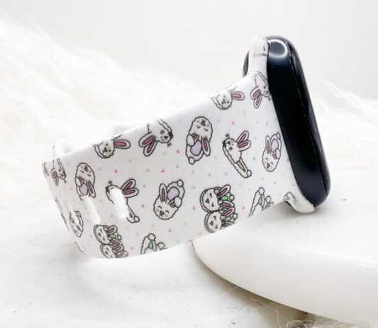 Easter Bunny Slipper Watch Band compatible with Apple Watch Fitbit Samsung