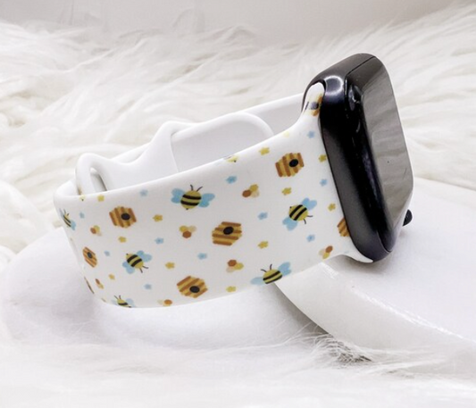 Bumblebee Watch Band compatible with Apple Watch Fitbit Samsung