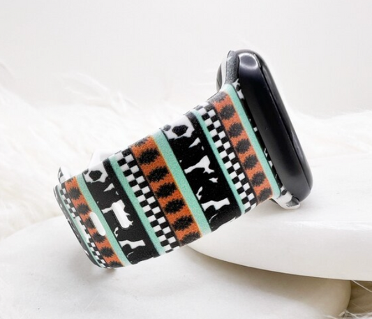 Western Serape Watch Band compatible with Apple Watch Fitbit Samsung