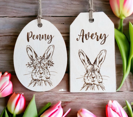 Bunny Easter Tags
