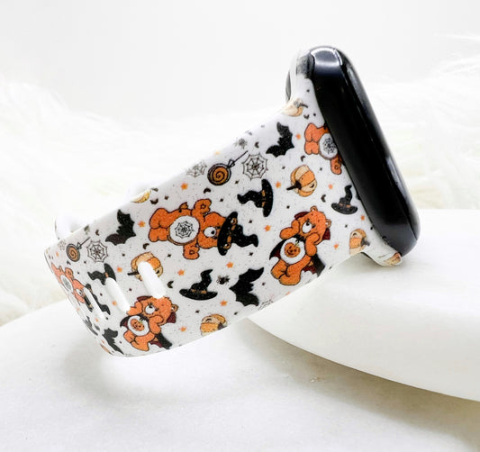 Halloween Carebear Watch Band compatible with Apple Watch Fitbit Samsung