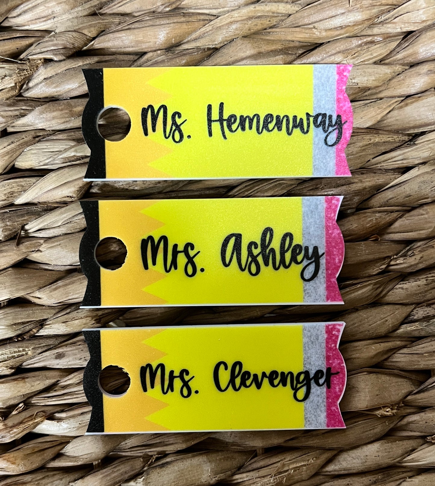 Teacher Pencil Name Plates