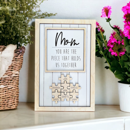 Mothers Day Puzzle Sign