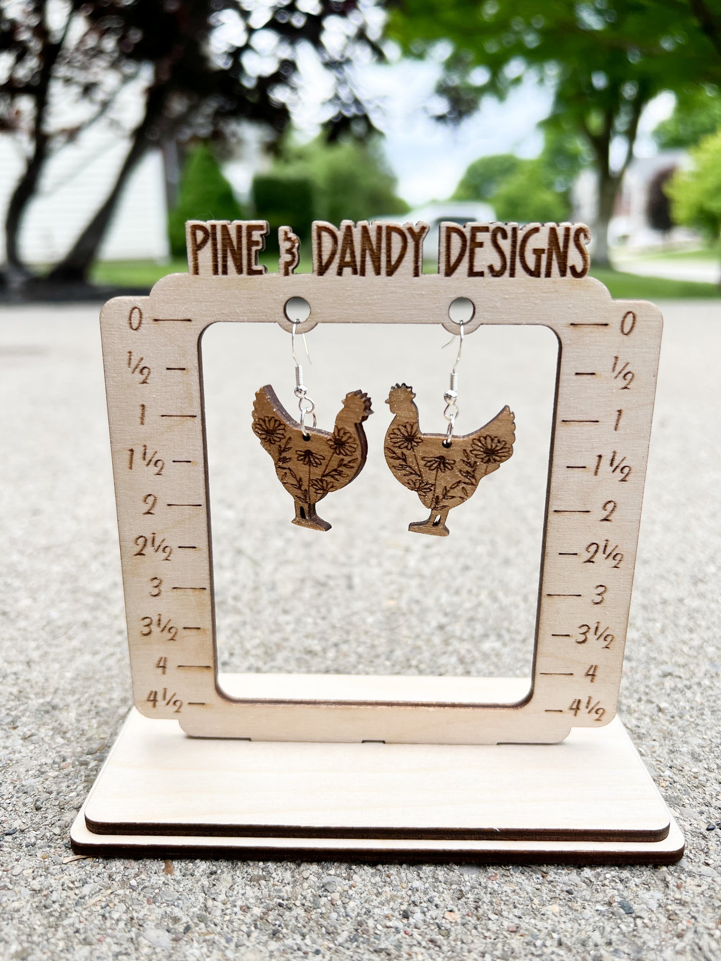 Earring Stand With Measuring Increments
