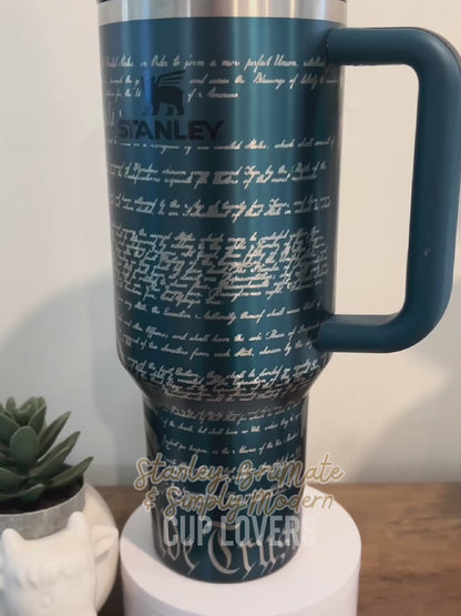 We The People Engraved Cup