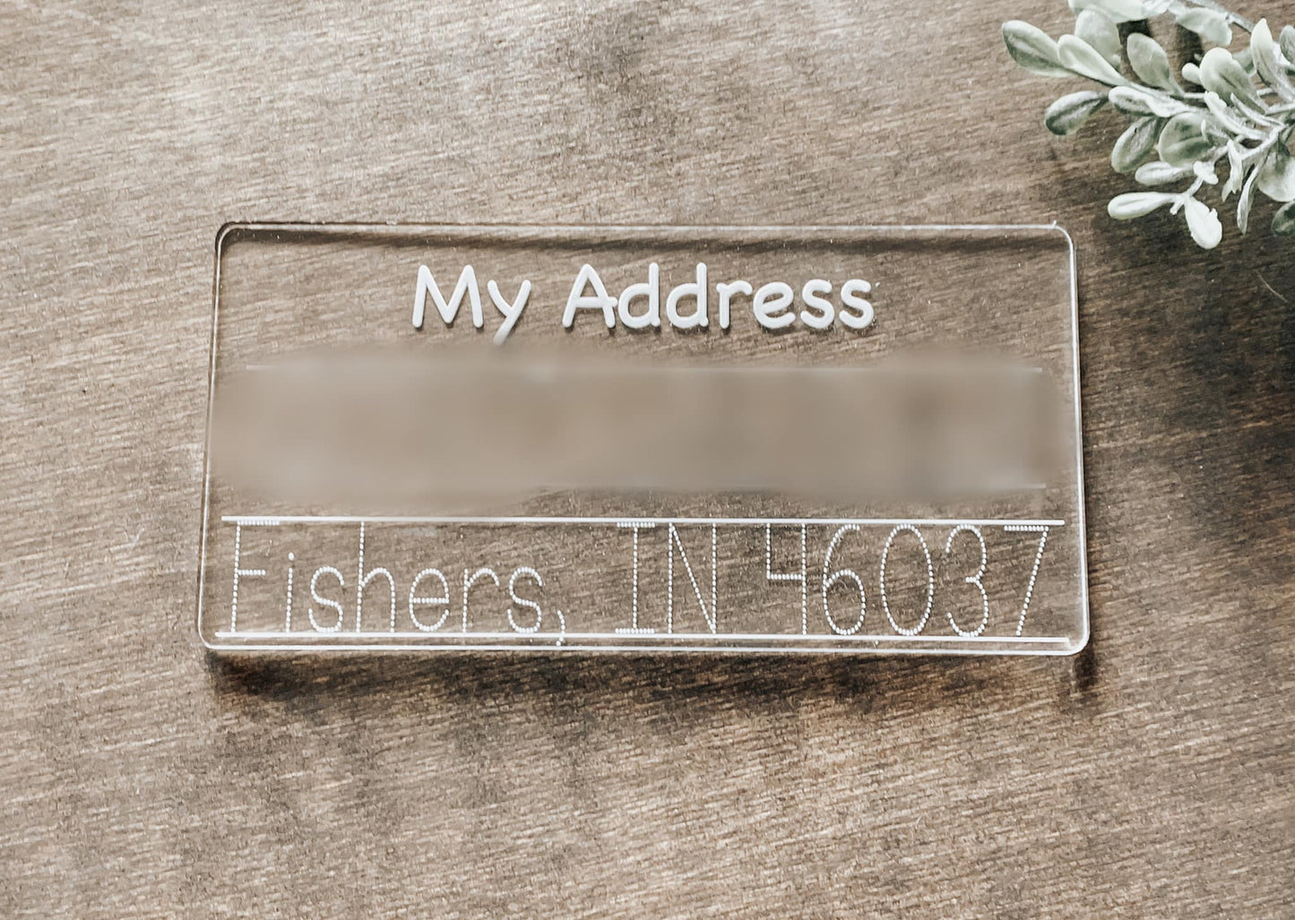 I Can Write My Address