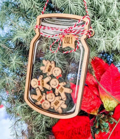 Gingerbread Shaker Ornament