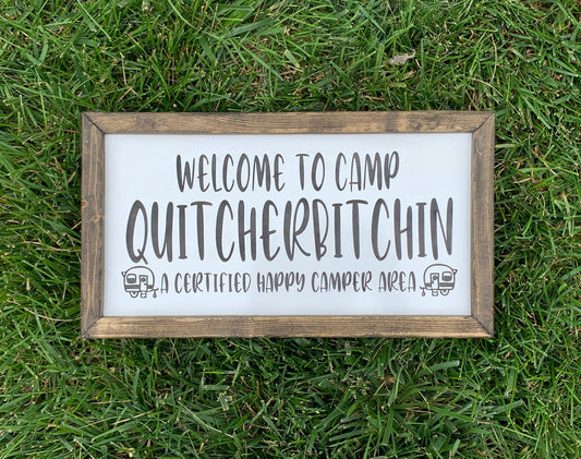 Camping Sign