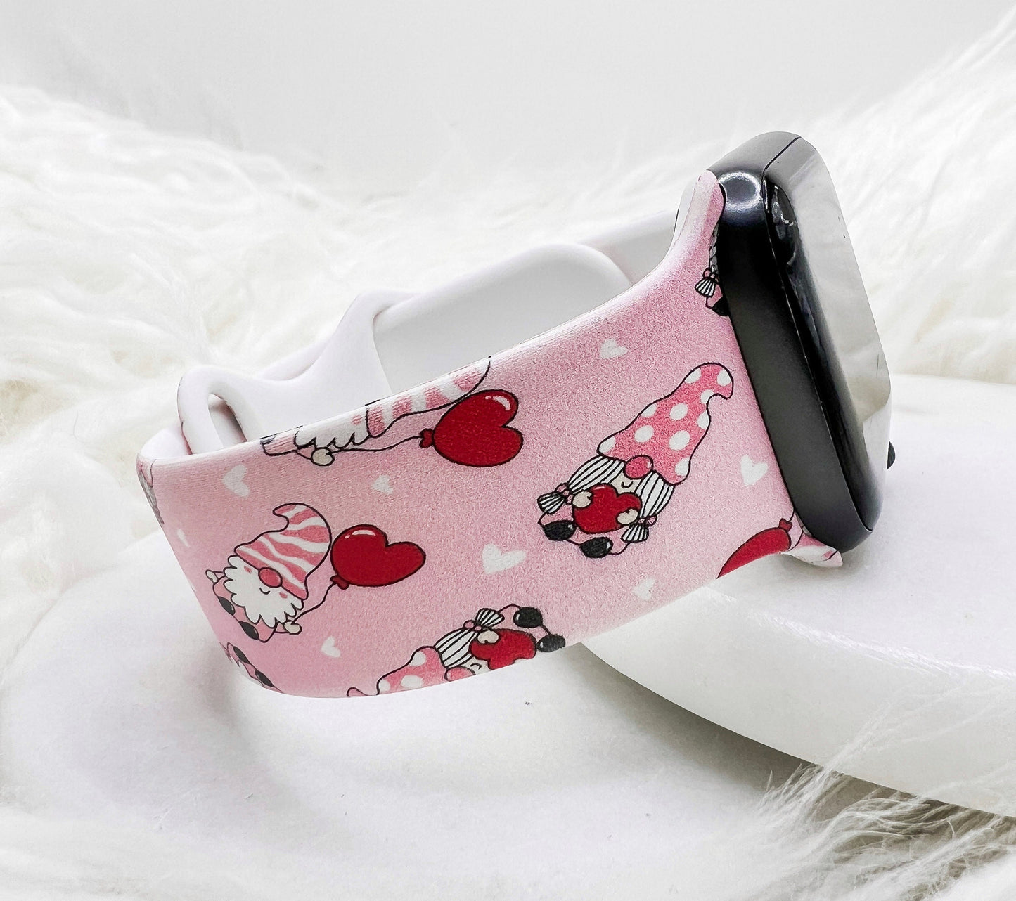 Heart Gnomes Watch Band compatible with Apple Watch Fitbit Samsung