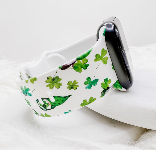 Shamrock Gnomes Watch Band compatible with Apple Watch Fitbit Samsung
