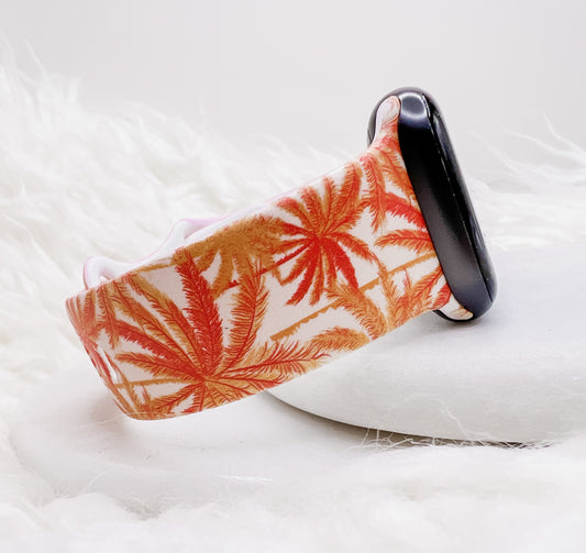 Palm Tree Watch Band compatible with Apple Watch Fitbit Samsung