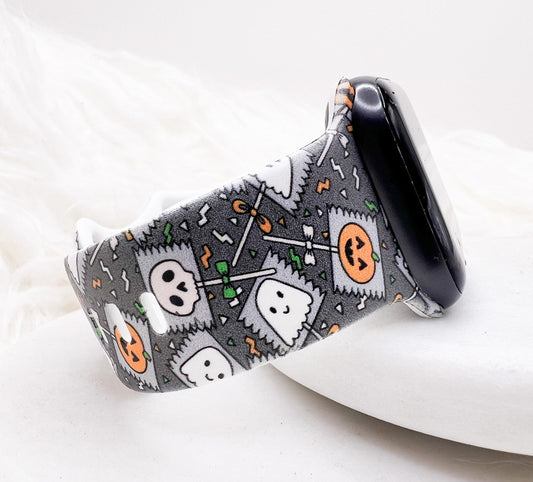 Halloween Candy Watch Band compatible with Apple Watch Fitbit Samsung