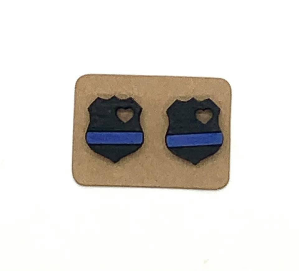 Thin blue line studs