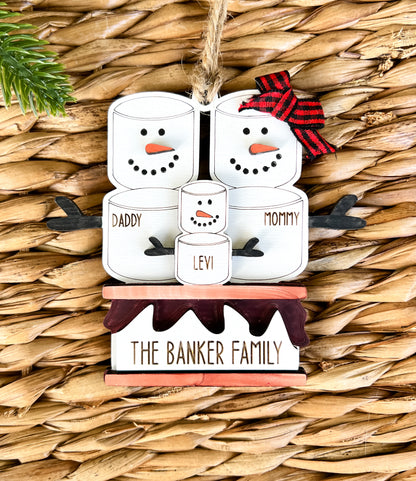 S’more Family Ornament