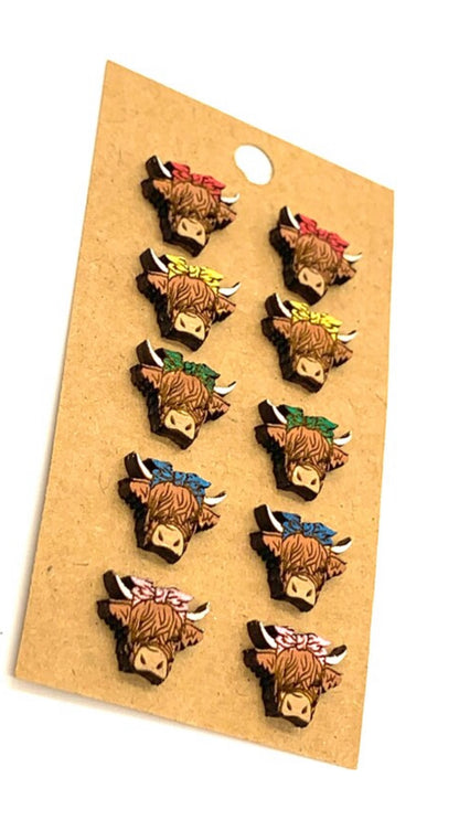 Highland Cow studs