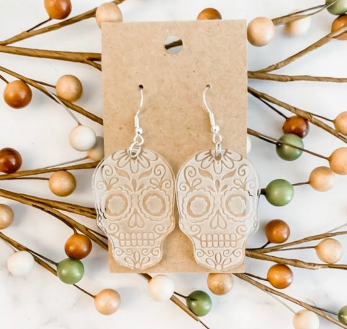 Sugar skull dangles