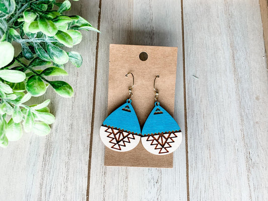 Boho Aztec dangles