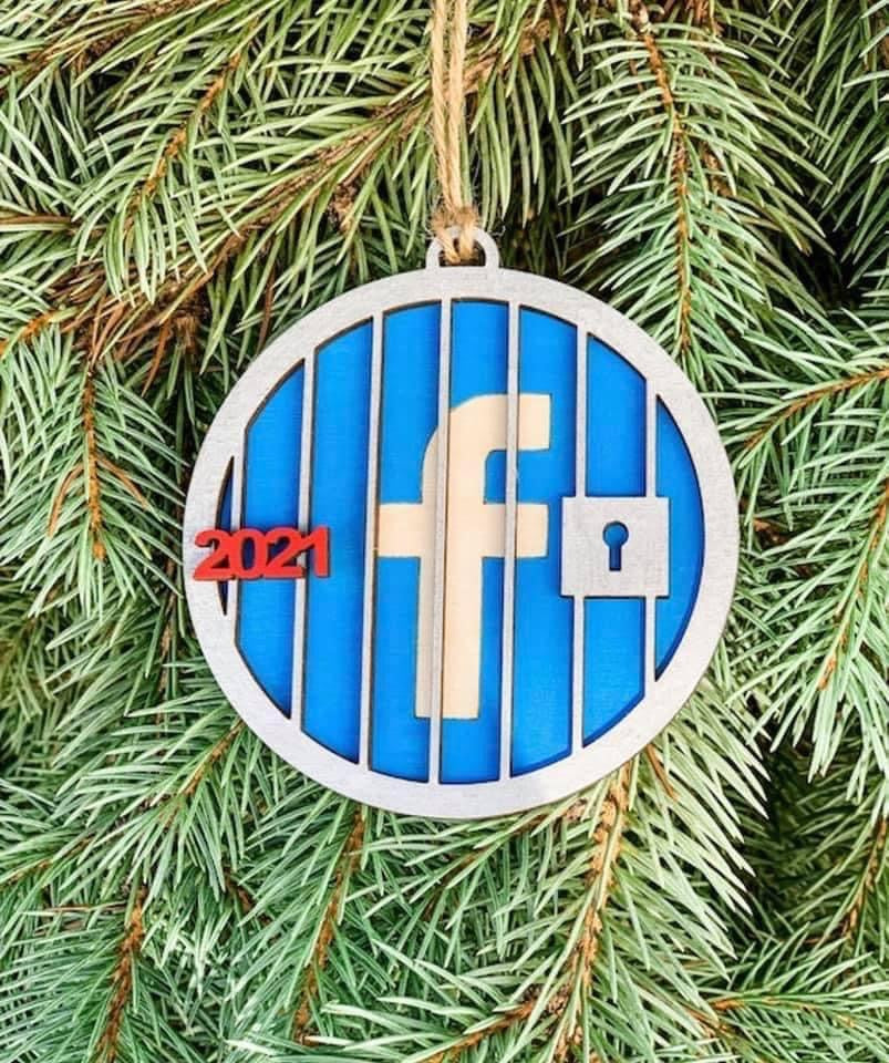 Facebook Jail ornament