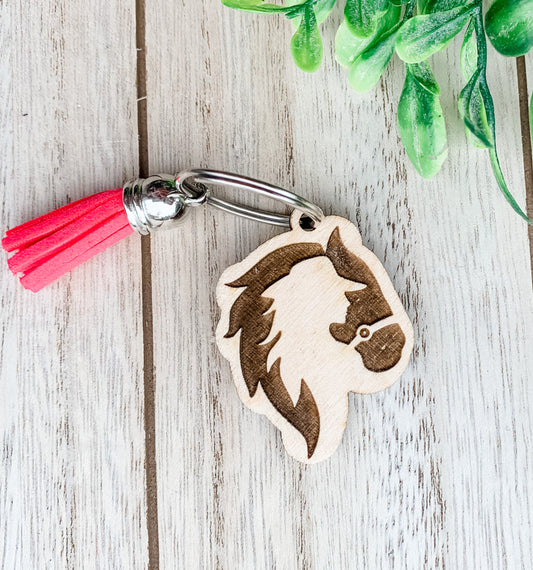 Horse keychain