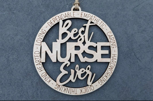 Best Nurse Ever ornament