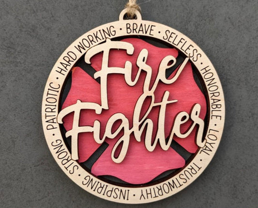 Fire Fighter Ornament