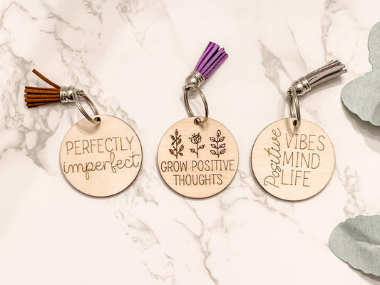 Positive keychains